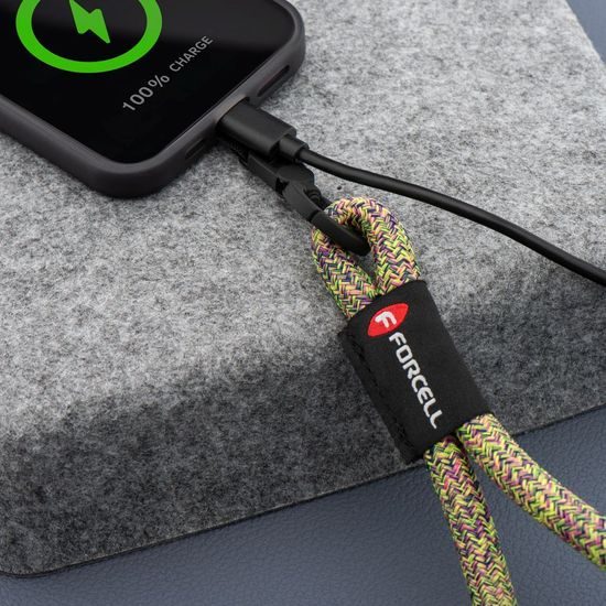 Forcell F-Design R10X40 Λουράκι Καρπού, πράσινο-ροζ-μωβ