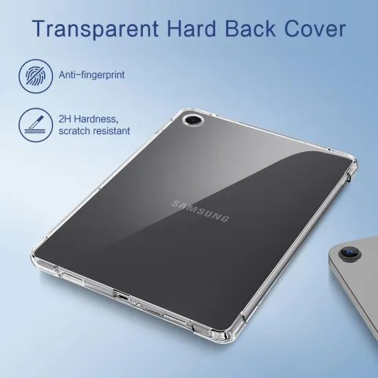 Tech-Protect FlexAir Hoesje - Samsung Galaxy Tab A9+ / A11+ 11.0 X210 / X215 / X216 / X230 / X235 / X236 - Transparant (Anti-geel) - Schokbestendig
