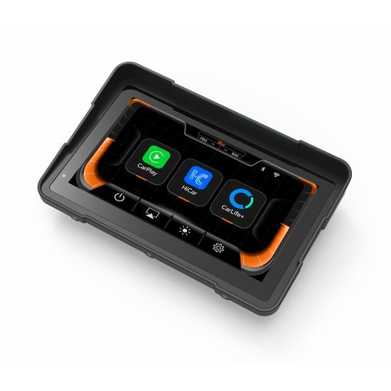 Motociklistički 7" CarPlay zaslon s bežičnim Apple CarPlay i Android Auto
