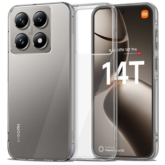 Tech-Protect Flexair Hybrid, Xiaomi 14T Pro, průhledný