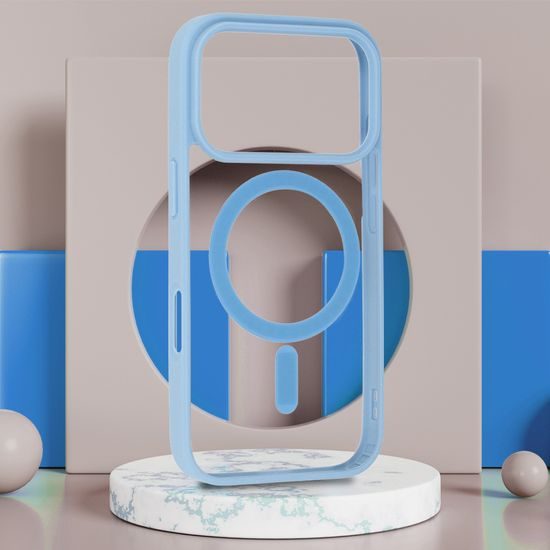 Θήκη Acrylic Color Magsafe, iPhone 17 Pro Max, μπλε