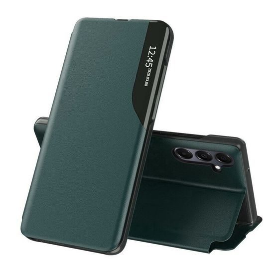 Eco Leather View Case, Samsung Galaxy A16, zelené