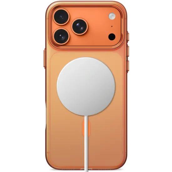 Tech-Protect MagZero MagSafe Case für iPhone 17 Pro Max / 18 Pro Max - Ultradünne Schutzhülle mit Metallrahmen - Matt Orange