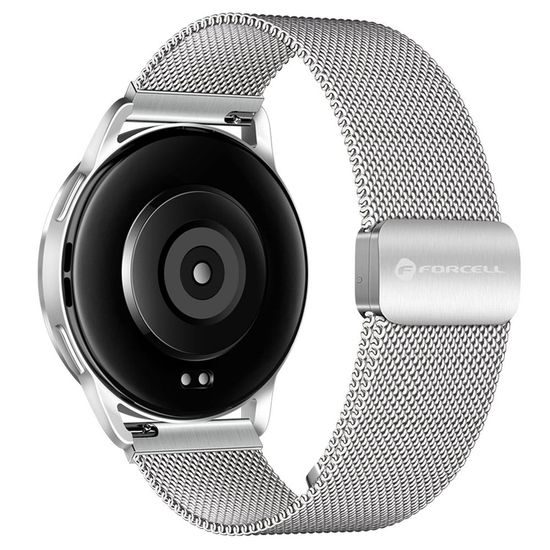 F-Design FS11 Ατσάλινο λουράκι για ρολόγια Samsung Watch 20 mm, ασημί