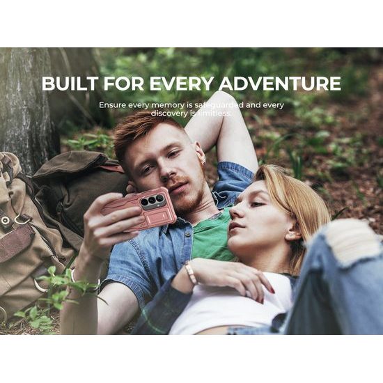 Custodia Dexnor 360 Kickstand Camprotector per Samsung Galaxy S26, rosa