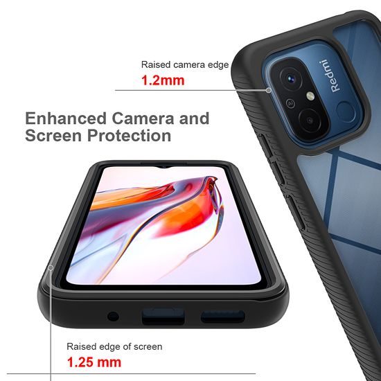 JP Defense360 maska, Xiaomi Redmi 12C, crna