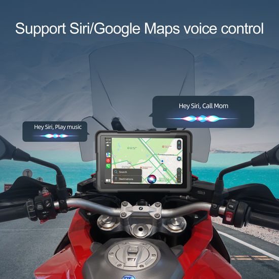 BMW Motorrad 7" IPS dodirni zaslon s bežičnim Apple CarPlay i Android Auto, CAN Bus podacima, upravljanjem Wonder Wheel, TPMS-om i 2 kamere