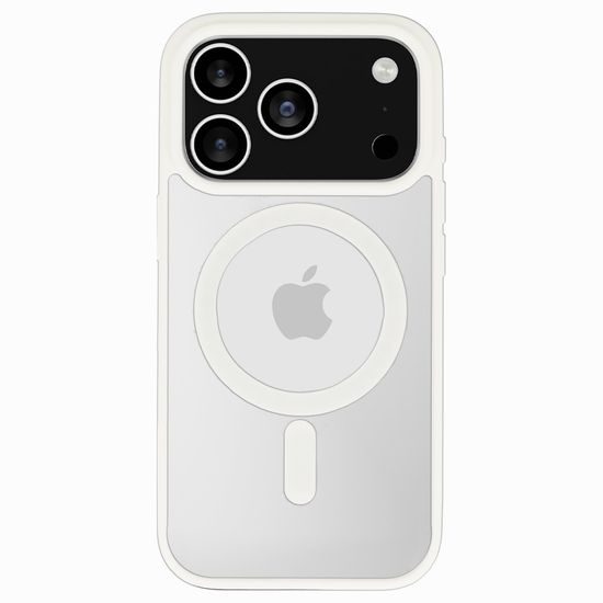 Θήκη Acrylic Color Magsafe, iPhone 17 Pro Max, λευκή