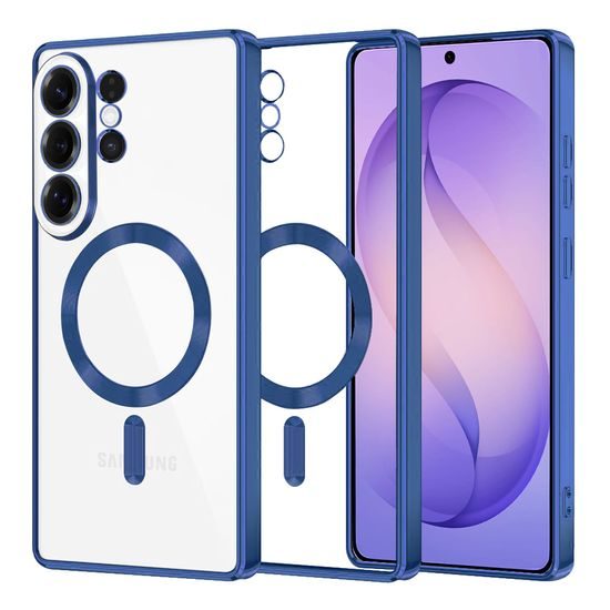 Techsuit Luxury Crystal MagSafe, Samsung Galaxy S26 Ultra, blu
