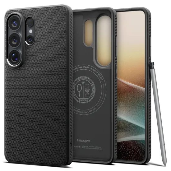 Spigen Liquid Air Mag MagSafe cover til Samsung Galaxy S26 Ultra - Sort