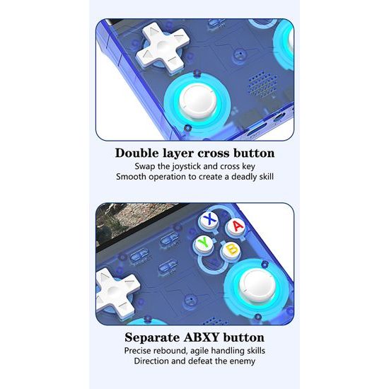 R36 Ultra Φορητή κονσόλα gaming με οθόνη IPS 4,0", μαύρη