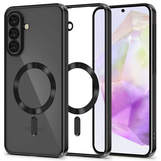 Tech-Protect MagFlex MagSafe Samsung Galaxy A37 5G, γυαλιστερό μαύρο