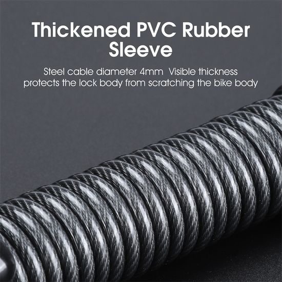 West Biking Tragbares Wasserdichtes Helmschloss für Fahrrad - Orange