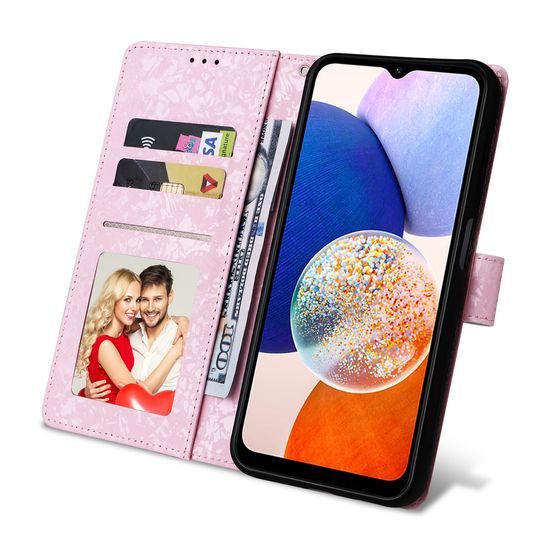 Θήκη Magnet, Samsung Galaxy A15, ροζ