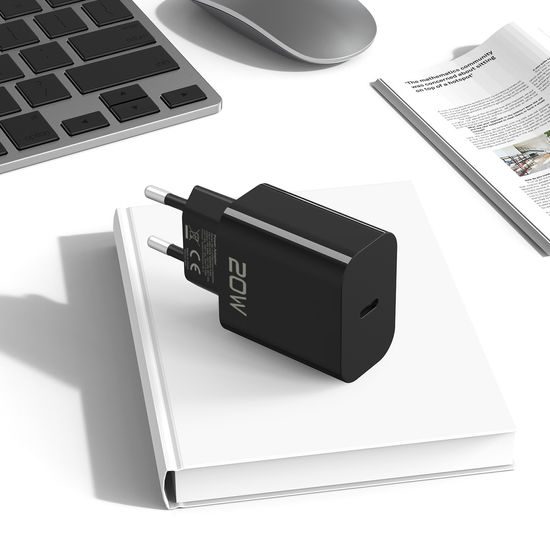 Blavec зарядно устройство BC-9, PD 20W 3A, USB-C, черно