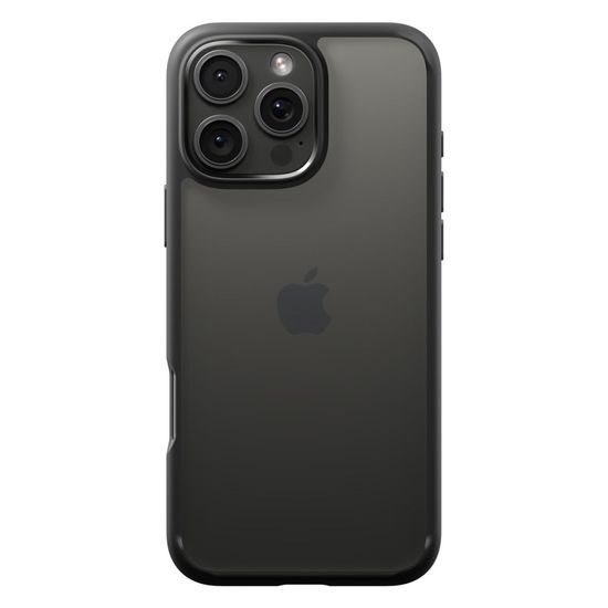 Spigen Ultra hybrid kryt na mobil, iPhone 16 Pro, čierny
