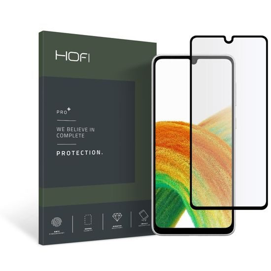 Hofi Pro+ Folie de sticlă securizată, Samsung Galaxy A33 5G, neagră