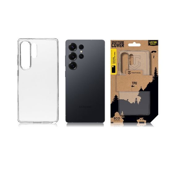 Tactical TPU obal pre Samsung Galaxy S25 Ultra, priehľadny