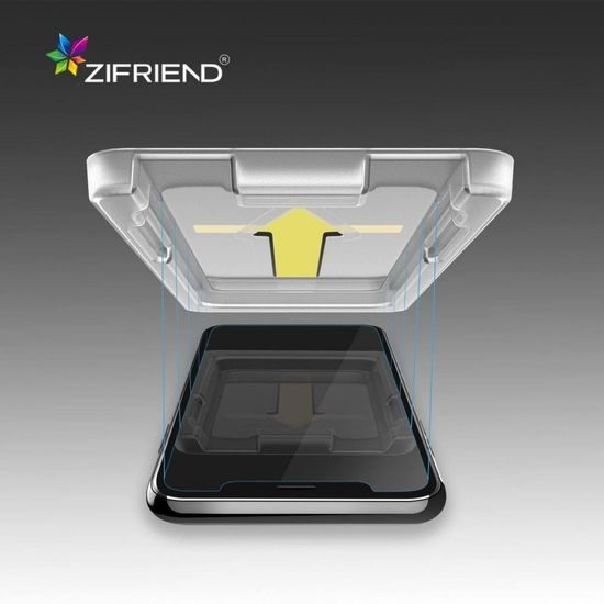 Zifriend, iPhone X / XS, 2.5D Tvrzené sklo Crystal Clear s aplikátorem