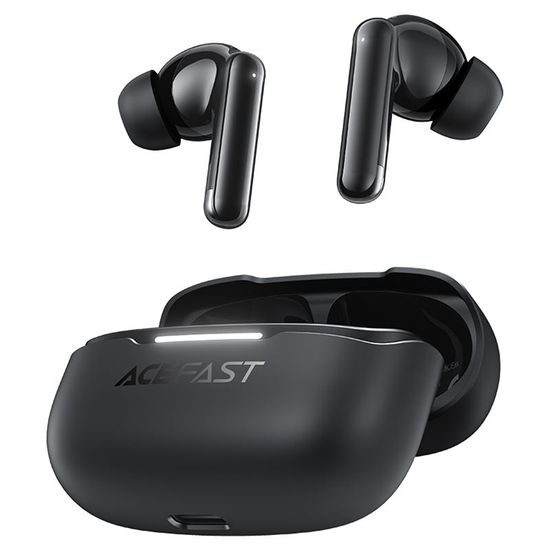 Acefast W5 Draadloze Oordopjes - Bluetooth 5.4 - met ANC & ENC - Zwart