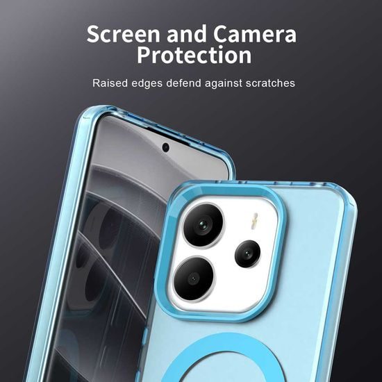Techsuit CandyCase MagSafe, Xiaomi Redmi Note 14 4G (Standard), μπλε