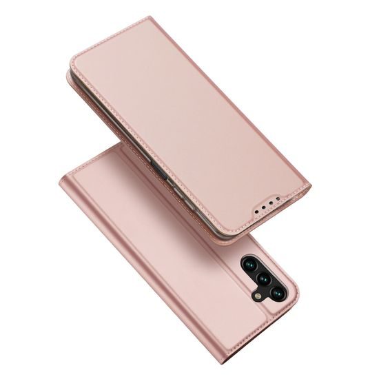 Dux Ducis Skin Pro case, könyves tok, Samsung Galaxy A14 5G, rózsaszín