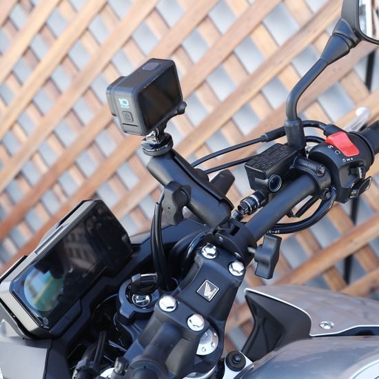 Set profesionalnih nosača za motocikl i nosač za bradu kacige za akcijske kamere