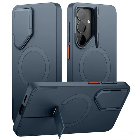 Suritch MagSafe Kickstand Camprotector obal Samsung Galaxy S26 Plus, modrý
