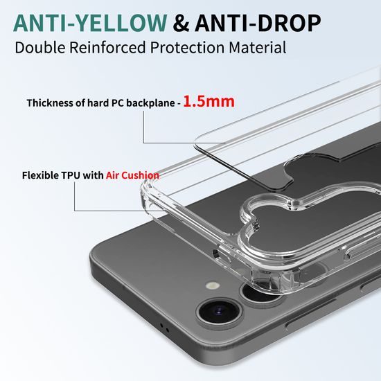 JP Gennemsigtigt Cover til Samsung Galaxy S25