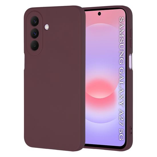 Techsuit SoftFlex Hülle für Samsung Galaxy A27 5G - Silikon Schutzhülle - Weinrot