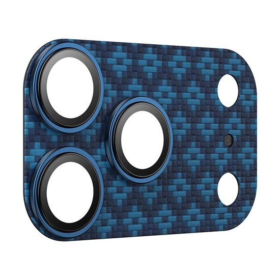 Benks Glass Armor Warrior ArmorGrid защитно стъкло за камера, iPhone 17 Pro, синьо