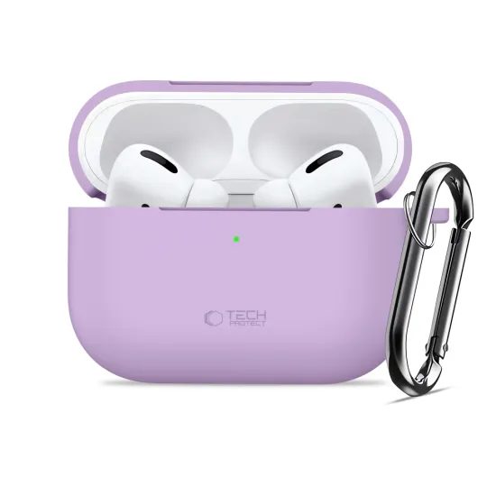 Tech-Protect Σιλικονική θήκη, Apple AirPods Pro 3, μωβ