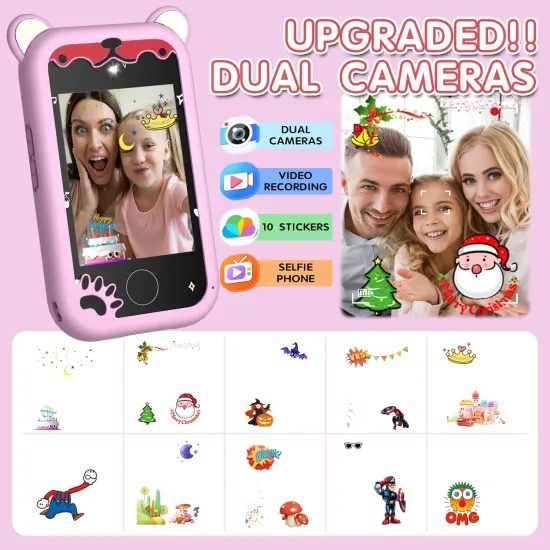 Mobilni telefon za djecu, ružičasti jednorog 2