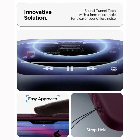 iPhone 17 Pro Max / 18 Pro Max vāciņš – Spigen Nano Pop Mag MagSafe – sarkans