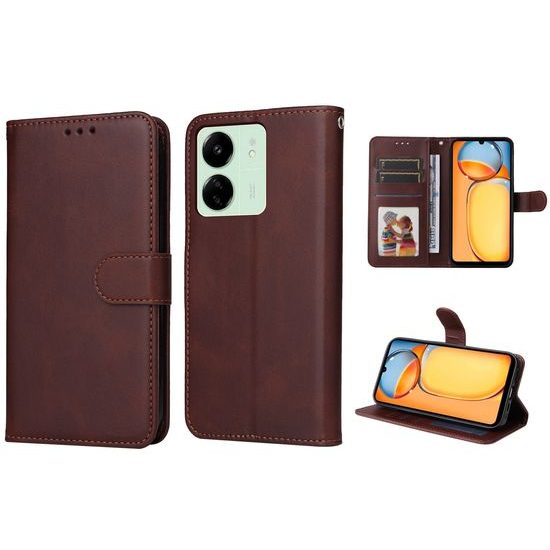 Magnet Case, Xiaomi Redmi 13C, hnedý