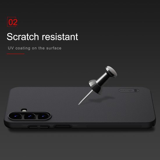 Nillkin Super Frosted Οπίσθιο Κάλυμμα για Samsung Galaxy A15 5G, μαύρο