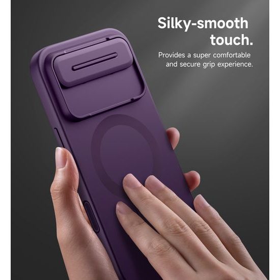 Suritch MagSafe Kickstand Camprotector θήκη iPhone Air, μωβ