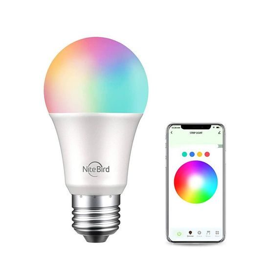 Intelligens LED izzó Gosund Nite Bird WB4, (RGB) E27, 2 db