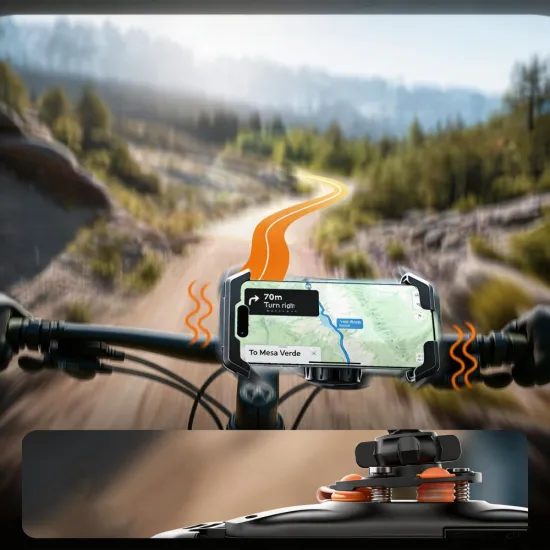 Tech-Protect V6 Univerzální držák na kolo a motocykl, černý