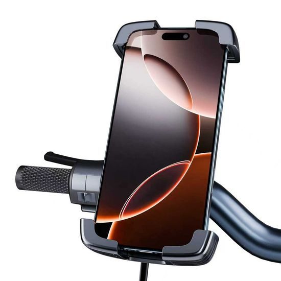 Blavec BVC-01 Velo kormányra szerelhető telefontartó indukciós töltéssel és ütéscsillapítással, fekete