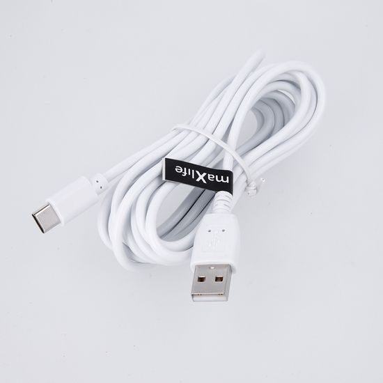 Maxlife καλώδιο USB - USB-C, 2A, 3μ, λευκό