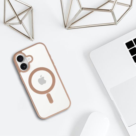 Θήκη Acrylic Color Magsafe, iPhone 17, καφέ