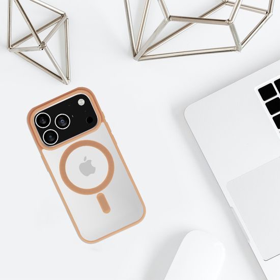 Θήκη Acrylic Color Magsafe, iPhone 17 Pro, καφέ