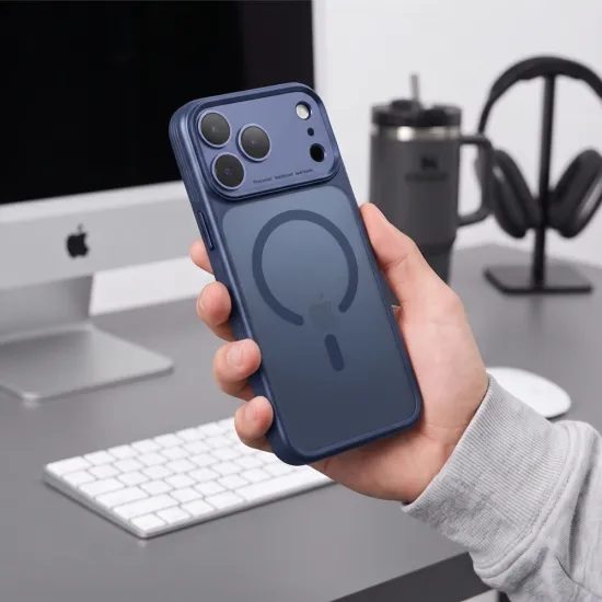 Tech-Protect MagPrime MagSafe CC, iPhone 17 Pro Max / 18 Pro Max, tmavomodrý