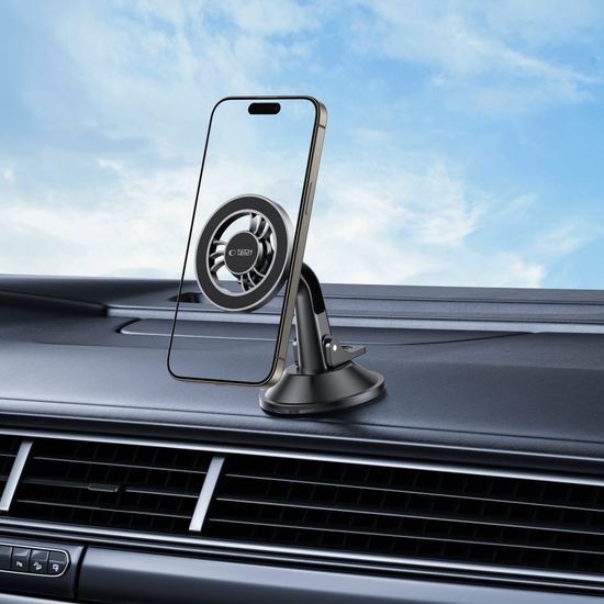 Tech-Protect N56 Mágneses MagSafe Autós Tartó, Fekete