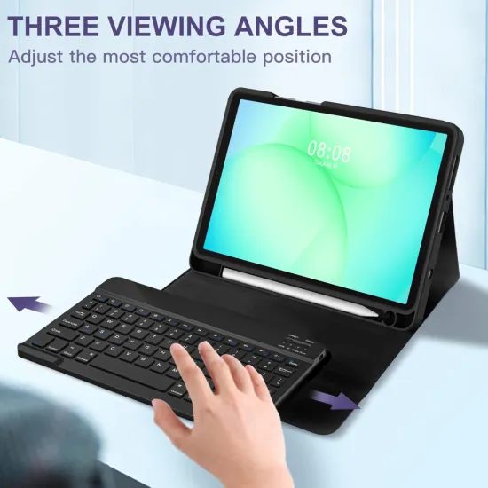 Θήκη Tech-Protect SC Pen + πληκτρολόγιο, Samsung Galaxy Tab A9 / A11 8.7 X110 / X115 / X133 / X135, μαύρη