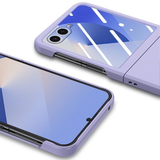 Etui Skin Feeling, Samsung Galaxy Z Flip 8, fioletowe