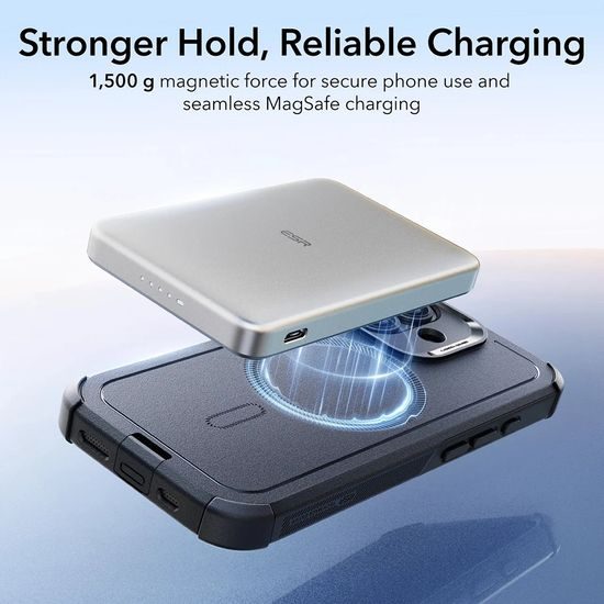 ESR Cyber Halolock tok, iPhone 17, fekete