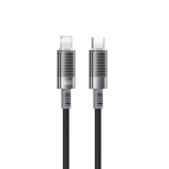 Καλώδιο XO NB-Q282A PD USB-C - Lightning, 1 m, μαύρο