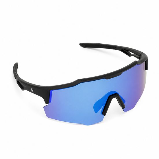 JP Sportbrille Polarisiert UV400 - Verspiegelte Sonnenbrille für Radfahren und Outdoor - Mirror Lens